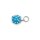 TRIKTOPZ DICE KEY CHAIN BLUE GLITTER