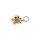 TRIKTOPZ SKULL N BONES KEY CHAIN GOLD