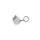 TRIKTOPZ SPADES KEY CHAIN CHROME GLITTER