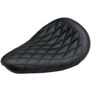 Biltwell Thinline Diamond Universal Custom Solo Sitz für Harley Chopper schwarz