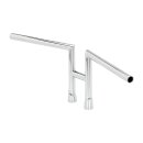 Biltwell H-2 bar handlebar chrome