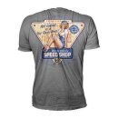 LT SPEED SHOP PIN UP T-SHIRT GREY