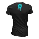 LT BIKER CAT V-NECK T-SHIRT BLACK
