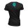 LT BIKER CAT V-NECK T-SHIRT BLACK