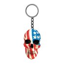 LT KEY CHAIN USA SKULL
