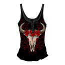 LT DOD WESTERN SKULL TANK TOP BLACK
