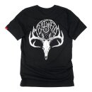 BILTWELL DEER SKULL POCKET T-SHIRT BLACK