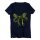 SHIRT; V-NECK, SCRIBBON, MIDNIGHT NAVY