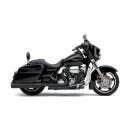 Cobra, 4-1/2" Tri-Flo slip-on mufflers. Black