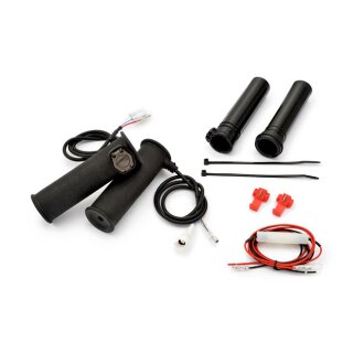 Heizgriffe Set schwarz für Harley Dyna Softail Sportster 96-23