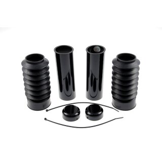 Cult-Werk, 6-piece fork tube cover kit. Gloss black