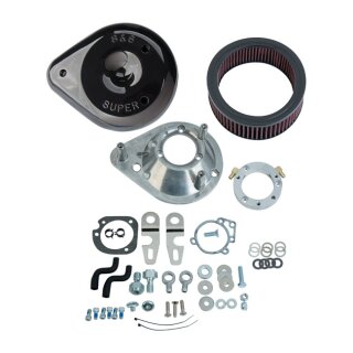 S&S Teardrop Luftfilter Kit schwarz für Harley XL Sportster 07-22