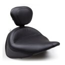 Mustang, Wide Touring solo seat. With rider backrest