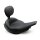 Mustang, Super Touring solo seat. With rider backrest