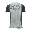 WCC REAL T-SHIRT WASHED BLACK/WHITE