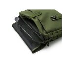 Universal Motorrad Biker Canvas Satteltasche aus Segeltuch, grün, 10Liter