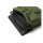 Universal Motorrad Biker Canvas Satteltasche aus Segeltuch, grün, 10Liter