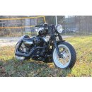 Gabel Cover Abdeckung Set Schwarz für Harley XL Sportster 48 Forty Eight 16-22