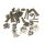 Imperial Socket Button-Head Bolt 100-piece stainless