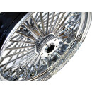 Custom Big Spoke Felge hinten chrom  für Harley 16X3.5" TGA Gutachten