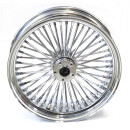 Custom Big Spoke Felge hinten chrom  für Harley 16X3.5" TGA Gutachten