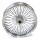 Custom Big Spoke Felge hinten chrom  für Harley 16X3.5" TGA Gutachten