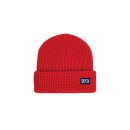 BRIXTON LANGLEY WAFFLE BEANIE DARK RED