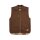 BRIXTON ABRAHAM VEST BROWN