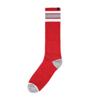 BRIXTON ALAMEDA SOCK DARK RED/HEATHER GREY