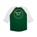 BRIXTON WHEELER 3/4 SLEEVE T-SHIRT HEATHER FOREST