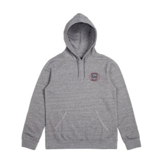 BRIXTON MERCED HOODIE FLEECE HEATHER GREY