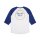 BRIXTON WHEELER 3/4 SLEEVE T-SHIRT WHITE/COBALT