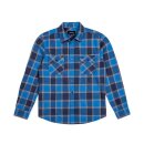 BRIXTON BOWERY LONGSLEEVE FLANNEL BLUE/NAVY