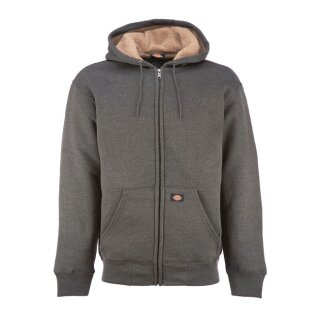 DICKIES SHERPA LINED FLEECE DARK HEATHER