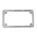 NESS BILLET ALU LICENSE PLATE FRAME SLOT TRACK