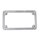 NESS BILLET ALU LICENSE PLATE FRAME SLOT TRACK