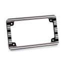 NESS BILLET ALU LICENSE PLATE FRAME 10-GAUGE