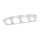 NESS INNER FAIRING GAUGE TRIM BEVELED CHROME