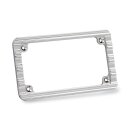 NESS BILLET ALU LICENSE PLATE FRAME 10-GAUGE