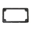 NESS BILLET ALU LICENSE PLATE FRAME BEVELED