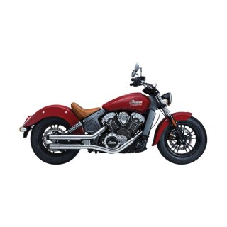 CRUSHER MAVERICK SLIP-ON INDIAN SCOUT CHROME