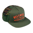Biltwell Patrol trucker hat camo/orange