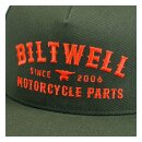 Biltwell Patrol trucker hat camo/orange