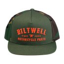 Biltwell Patrol trucker hat camo/orange