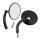 Biltwell utility mirror set, round perch mount black
