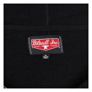 Biltwell Helvetica zip-up thin hoodie black