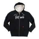 Biltwell Flash sherpa zip-up hoodie black