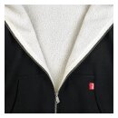 Biltwell Flash sherpa zip-up hoodie black