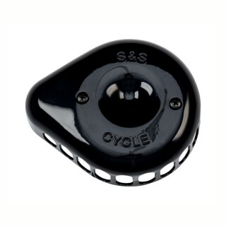 S&S Mini Teardrop Stealth Luftfilter Deckel schwarz