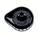 S&S Mini Teardrop Stealth Luftfilter Deckel schwarz